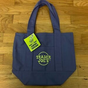 Trader Joe's Purple Halloween Mini Tote Bag